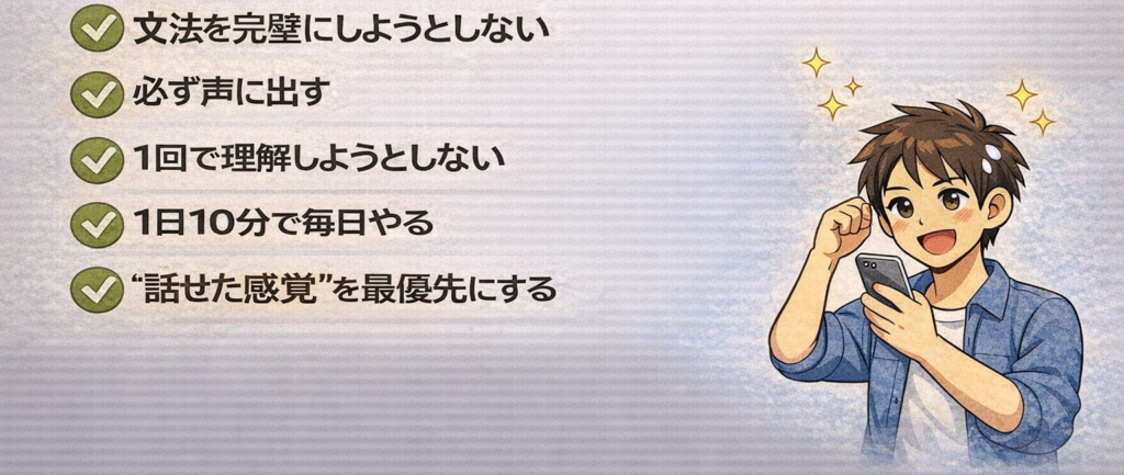 Speakで最初にやるべきことのイメージ図