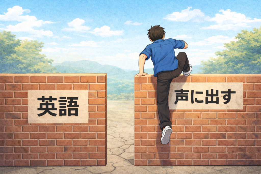 声に出す習慣のイメージ図